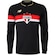 Camisa do São Paulo III 25/26 Torcedor Manga Longa New Balance Masculina PRETO/VERMELHO