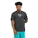 Camiseta do Brooklyn Nets NBA Paisley N0104 Masculina PRETO MESCLA