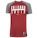 Camiseta do Chicago Bulls NBA Raglan N560A Masculina VERMELHO