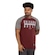 Camiseta do Chicago Bulls NBA Raglan N560A Masculina VERMELHO