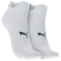 Meia Sapatilha Puma Esportiva Adulto BRANCO/PRETO
