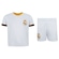 Kit de Uniforme do Real Madrid Braziline Infantil Camiseta + Calção BRANCO