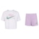 Conjunto Infantil Nike Wild Flow Camiseta + Short BRANCO