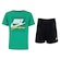 Conjunto Nike Infantil Sportswear Traning Camiseta + Bermuda VERDE/PRETO