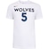 Camiseta Minnesota Timberwolves NBA Nike Masculina BRANCO/AZUL ESC