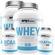 Kit 2x Whey Protein BRN Foods Chocolate - 900g + BCAA 100g + Creatina 100g Nao Se Aplica