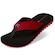 Chinelo Kenner Kivah - Masculino PRETO/VERMELHO