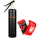 Kit Gorilla Saco de Pancada 120 Cm + Luva + Suporte Parede VERMELHO