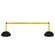 Barreira de Salto de Plástico Muvin- 25cm PRETO/AMARELO