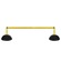 Barreira de Salto de Plástico Muvin - 20cm PRETO/AMARELO
