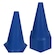 Cone de Marcação de Plástico Muvin - 24cm -12 Unidades AZUL