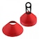Half Cone de Marcação Muvin de Plástico - 12 Unidades VERMELHO