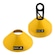 Half Cone de Marcação Muvin de Plástico - 12 Unidades AMARELO