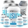 Kit 2x Whey Protein BRN Foods 900g Morango + 2x Bcaa 100g + 2x Creatina 100g + Coqueteleira NAO SE APLICA