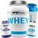 Kit Whey Protein BRN Foods Baunilha - 900g + BCAA 2400 + Creatina + Coqueteleira Nao Se Aplica