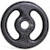 Anilha de Ferro Fundido Pintada Yangfit - 3kg PRETO