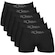 Kit Cuecas Boxer Zorba Algodão Sem Costura - 6 Unidades - Masculina PRETO
