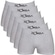 Kit Cuecas Boxer Zorba Algodão Sem Costura - 6 Unidades - Masculina CINZA