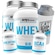 Kit 2x Whey Protein BRN Foods 900g (Morango e Baunilha) + BCAA 100g + Creatina 100g + Coqueteleira NAO SE APLICA