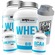 Kit 2x Whey Protein BRN Foods 900g (Chocolate e Baunilha) + BCAA 100g + Creatina 100g + Coqueteleira NAO SE APLICA