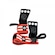 Luvas Grip Nc Extreme Munhequeira Pull Up VERMELHO