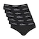 Kit Cuecas Slip Zorba Max Com 6 Unidades - Adulto PRETO