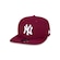 Boné Aba Reta New Era 950 Original Fit MLB New York Yankees 33927 - Snapback - Adulto VINHO