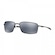 Óculos de Sol Oakley Square Wire Matte W Iridium Polarized - Adulto PRETO