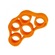 Elástico Extensor Liveup Sports Fortalecer os Dedos Leve LARANJA