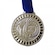 Medalha Gedeval Prata com Fita - 45Mm NAO SE APLICA