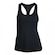 Camiseta Regata Alto Giro Poliamida Skin Fit Alongada - Feminina PRETO