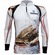 Camiseta Manga Longa de Pesca King Brasil Pirarara Sublimada II - Masculina BRANCO