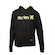 Blusão de Moletom Hurley Canguru com Capuz - Infantil PRETO/AMARELO
