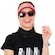 Bandana  para Corrida e Ciclismo Hupi Tubular Liso - Adulto PRETO