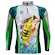 Camiseta Manga Longa King Brasil de Pesca Sublimada - Masculina VERDE