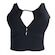 Top FitnessSuplex Alto Giro Trava Costas Feminino PRETO