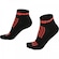Meias Cano Curto HUPI Running Pro para Corrida - 36 ao 42 PRETO/LARANJA