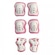Kit de Proteção Hondar Hd Inline - Infantil BRANCO/ROSA