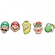 Kit Jibbitz Super Mario com 5 unidades Nao Se Aplica