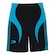 Calção Placar Estampado Bariri CN7118 - Masculino PRETO/AZUL CLA