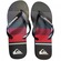 Chinelo Quiksilver Molokai Swell - Masculino PRETO/VERMELHO