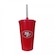 Copo Suco NFL Calderetta San Francisco 49ers - 500ml VERMELHO