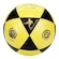 Bola de Futvôlei Poker Vulcanizada Rio Amarelo/Preto