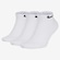 Kit de Meias Nike Everyday Cushion Cano Baixo com 3 Pares - Adulto BRANCO