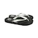 Chinelo Rip Curl Stacked Logo - Masculino PRETO/BRANCO