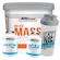 Kit Hipercalórico Big Size Mass BRN Foods - Morango - 6 Kg + BCAA Fit - 120 tab + Creatina - 100g + Coqueteleira MORANGO