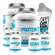 Kit 2x Iso Protein BRN Foods - Morango - 2kg + 2x BCAA - 100g + 2x Creatina - 100g + Coqueteleira MORANGO