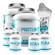 Kit 2x Iso Protein BRN Foods - Chocolate - 2kg + 2x BCAA - 100g + 2x Creatina - 100g + Coqueteleira CHOCOLATE