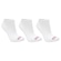 Kit de Meias Olympikus Cano Curto - Feminino BRANCO/ROSA