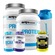 Kit 2x Whey Protein Isolado BRN Foods Baunilha - 900g + BCAA + Creatina + Pré Treino 8 Hours + Coqueteleira BAUNILHA